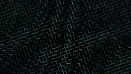 Abstract background animation with moving square shapes. Backdrop of animated cubes in motion.