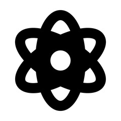 Atom Physics School Education Learning University vector icon