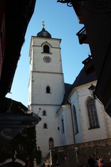 Die Kirche St. Wolfgang in St. Wolfgang im Salzkammergut.