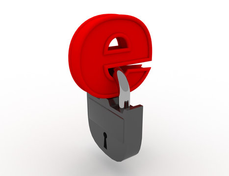 symbol internet with keys