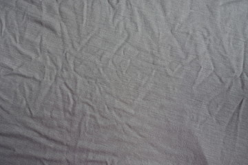 Somewhat jammed grey viscose fabric from above