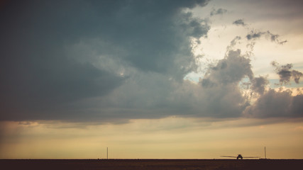 Sunset Over Farm Country