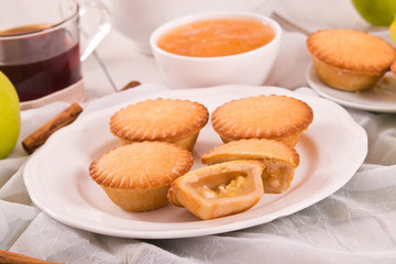 Apple pies.