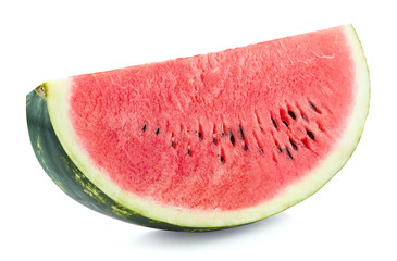 Slice of fresh ripe watermelon © baibaz