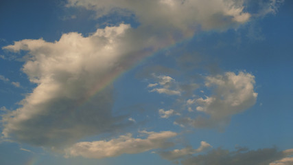 Naklejka na ściany i meble Rainbow in the sky