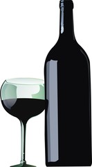 a bottle of wine