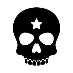 skull vector Halloween icon star logo pirate bone ghost skeleton illustration clip art graphic