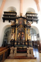 Die Basilika St. Michael in Mondsee im Salzkammergut.