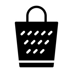 Bag Summer Shoping Cary Holiday vector icon