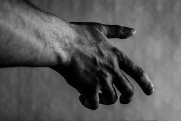 Fototapeta premium hand of man