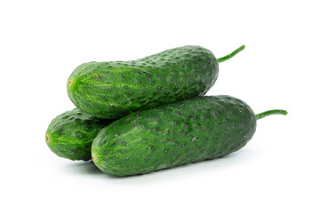 cucumber isolated on white background
