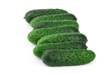 cucumber isolated on white background