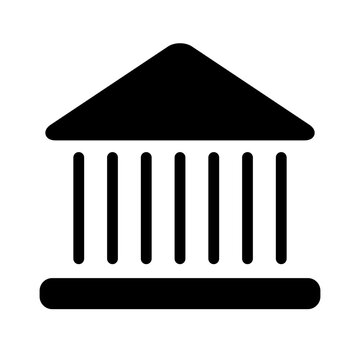 Bank Building Major Building Finance Money vector icon