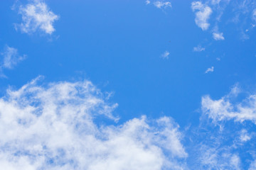 Fototapeta na wymiar Sky and clouds change shape according to mood.