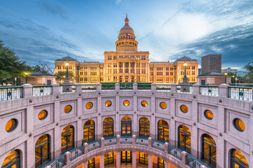 Austin, Texas, USA State Capitol - obrazy, fototapety, plakaty