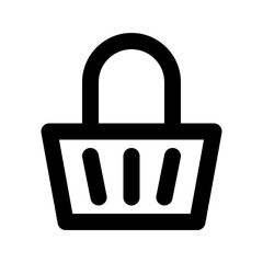 Basket Supermarket Buy Sale Commerce Market vector icon