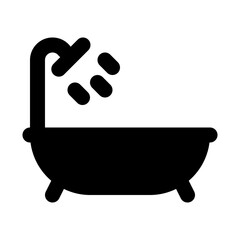 Bath Bathroom Real Estate Building Holdings vector icon