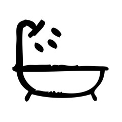 Bath Bathroom Real Estate Building Holdings vector icon