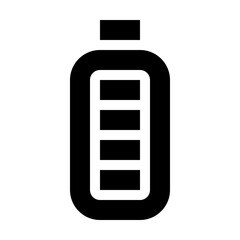 Battery Media Multimedia Electronics Hardware vector icon