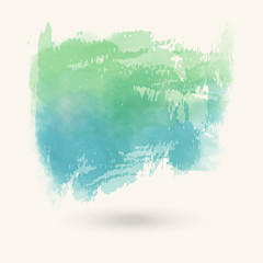 green watercolor background. eps10 abstract vector illustration