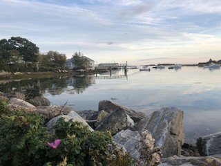 Harbor sunset 