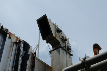 Vent duct of gas turbine. Gas Turbine Compartment Ventilation System.