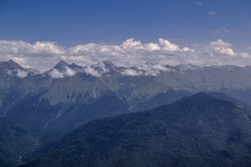 view of mountains