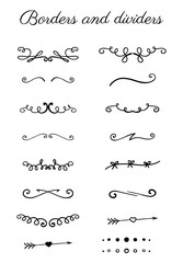 Hand drawn borders and dividers