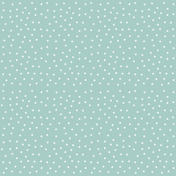 White dotted snow seamless pattern