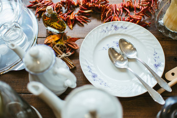 vintage table setting