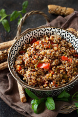 Tricolor Quinoa and Vegetables  stew