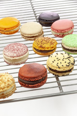 bunte Macarons
