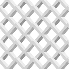 Gray grid. Abstract seamless geometric pattern