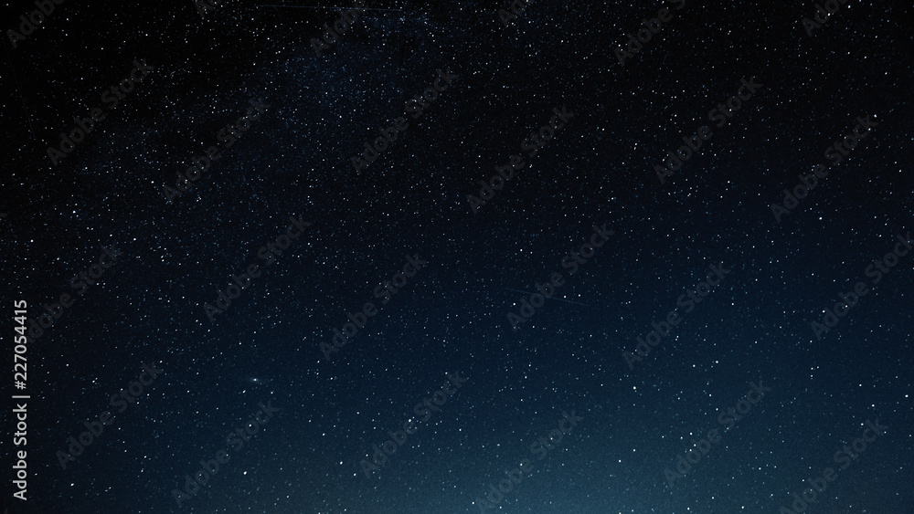 Wall mural night sky with stars and galaxy in outer space, universe background