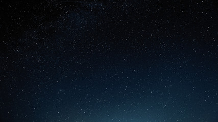 Nachthemel met sterren en melkwegstelsel in de ruimte, heelalachtergrond