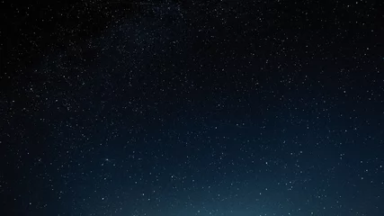 Fotobehang Nachthemel met sterren en melkwegstelsel in de ruimte, heelalachtergrond © Vastram