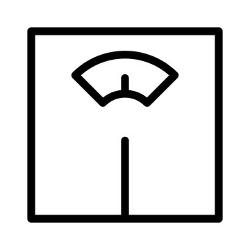 Body Scale Electronics Devices Technology Products vector icon