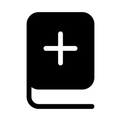 Fototapeta premium Book Medicine Hospital Doctor Medical vector icon