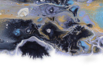 Marble texture. Acrylic colors. Colorful blots. Abstract background.