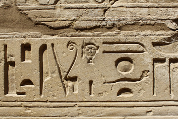 Ancient egypt hieroglyphs
