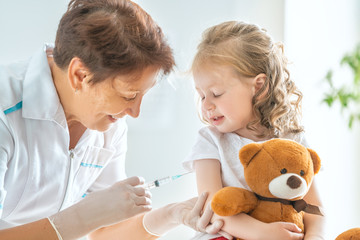 vaccination to a child