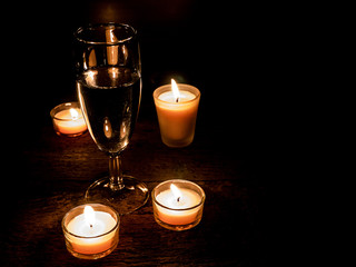 candles in the dark