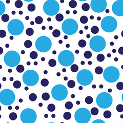 Geometric circle dot seamless pattern. Modern stylish texture for carpet, wrapping paper, fabric, background.