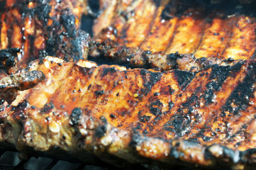 Juicy Barbecue Pork Ribs