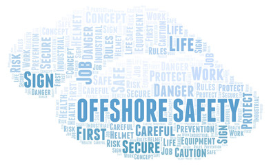 Offshore Safety word cloud.