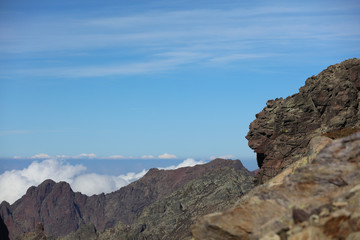 Fototapeta na wymiar Berge Gebirge in Korsika