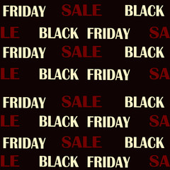 Colorful letters white and red