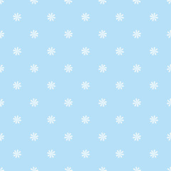 Seamless pattern fowlers design cute concept. White fowlers on blue background for wallpaper.