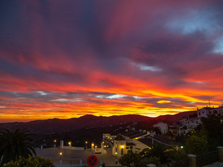 dusk in Frigiliana © Enrique David Garcia