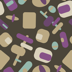 Colored rectangles on a dark gray